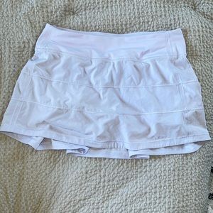 Light purple lulu tennis skirt. Lightly used